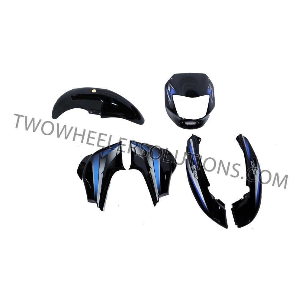 Full Body Kit CT100 Black Blue Sticker