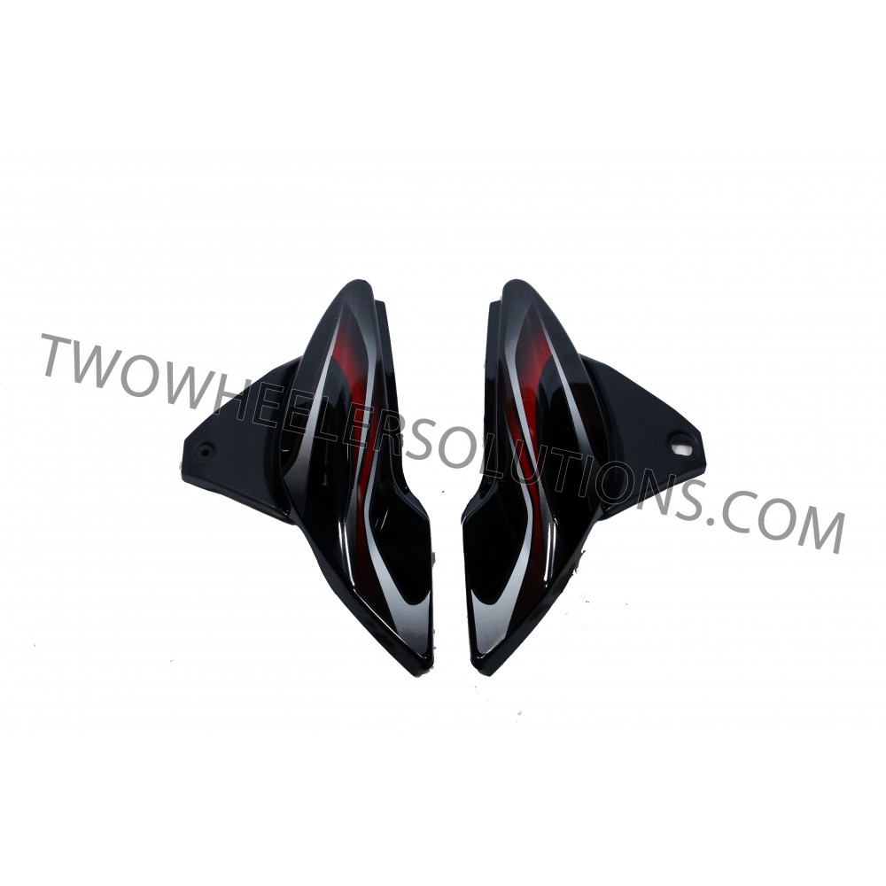 Side Panel Discover 100cc Black Red Sticker