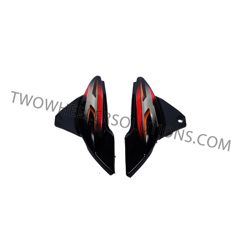 Side Panel Discover 125cc Old Model Black Red Sticker