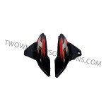 Side Panel Discover 125cc Old Model Black Red Sticker