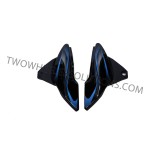 Side Panel Discover 150cc Black Blue Sticker