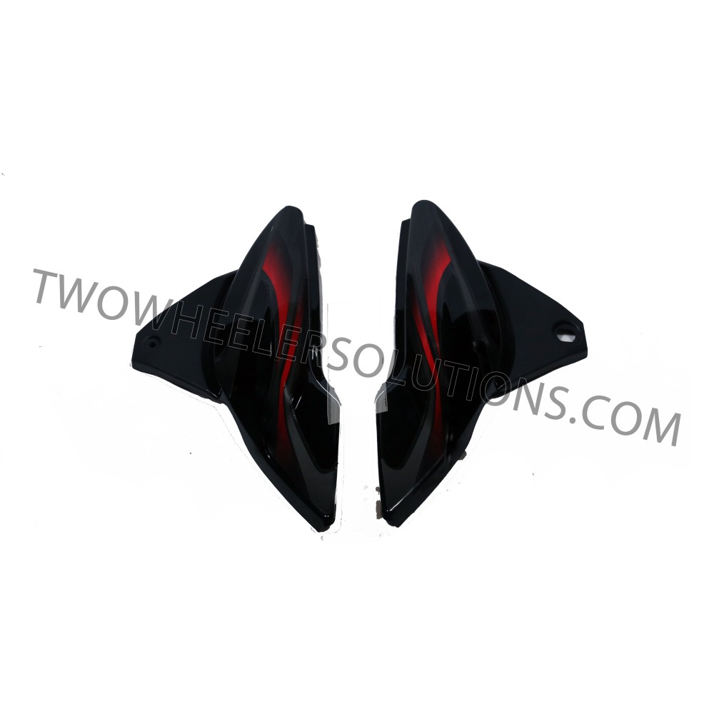 Side Panel Discover 150cc Black Red Sticker