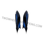 Tail Panel Discover 150cc Black Blue Sticker