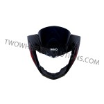 Visor Glamour Type 5 Black Red