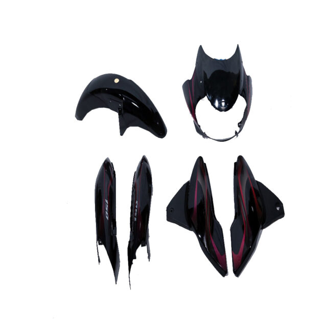 Full Kit for Discover 150CC (Black Purple 3D)