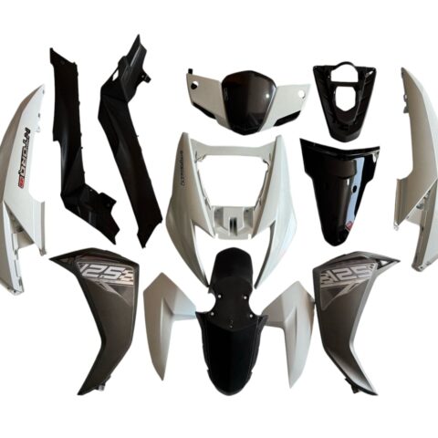 NTorq Full Body Kit - Matt white Colour  (Set of 13)