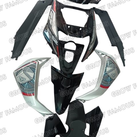 Full Body Kit Tvs Ntorq Black Thor Set of 11