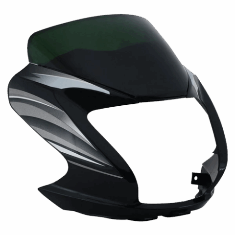 FI-601 Headlight Visor Fit For Splendor O/M Black